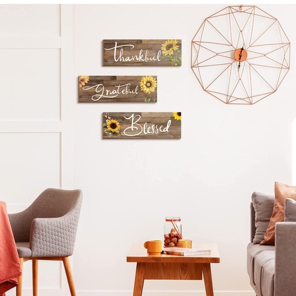 3 Pieces Sunflower Farmhouse Wall Decor - Picture 7 of 7